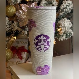 Cow print Starbucks cup